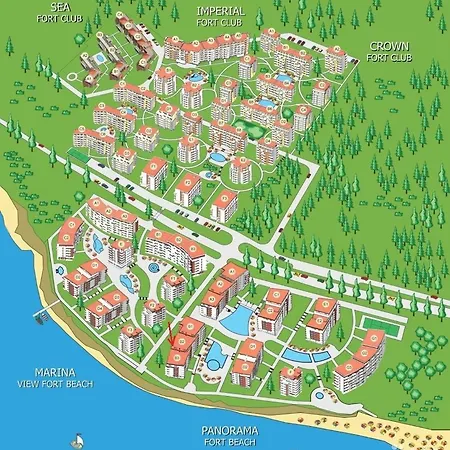 Fort Noks Grand Panorama Fort Beach - B2-room-333 Appartamento *
